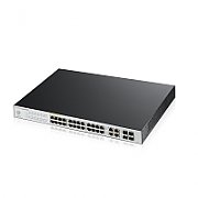 ZYXEL | GS1900-24EP-EU0101F | GS1900-24EP | Switch | Smart Managed | Layer 2 | POE | Rackmount | Porturi 12 Gigabit POE, 12 Gigabit | 130 W_1