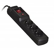 Activejet COMBO 3GN 3M black power strip with cord_1