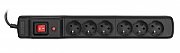 Activejet COMBO 6GN 3M black power strip with cord_2