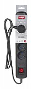 Activejet black power strip with cord ACJ COMBO 5G/3M/BEZP. AUTO/CZ_4