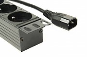 Gembird EG-PDU-014-FC14 power distribution unit (PDU) 8 AC outlet(s) 1U Black
