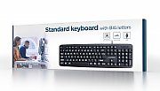 Gembird KB-US-103 Standard keyboard with BIG letters, US layout, black_2