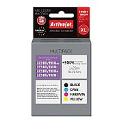 Activejet ABB-1100NX ink for Brother printer; Brother LC1100/LC980Y replacement; Supreme; 1 x 29 ml, 3 x 19.5 ml; black, magenta; cyan; yellow_1