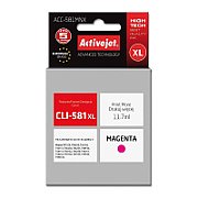 Activejet ACC-581MNX ink for Canon printer; Canon CLI-581M XL replacement; Supreme; 11.70 ml; magenta_1