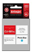 Activejet ACC-581PBNX ink for Canon printer; Canon CLI-581PB XL replacement; Supreme; 11.70 ml; photo blue_3