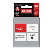 Activejet ACC-571BNX ink for Canon printer; Canon CLI-571Bk XL replacement; Supreme; 12 ml; black_1