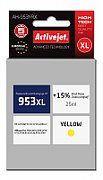 Activejet AH-953YRX ink for HP printer; HP 953XL F6U18AE replacement; Premium; 25 ml; yellow_1