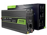 Green Cell INV10 power adapter/inverter Auto 2000 W Black_1