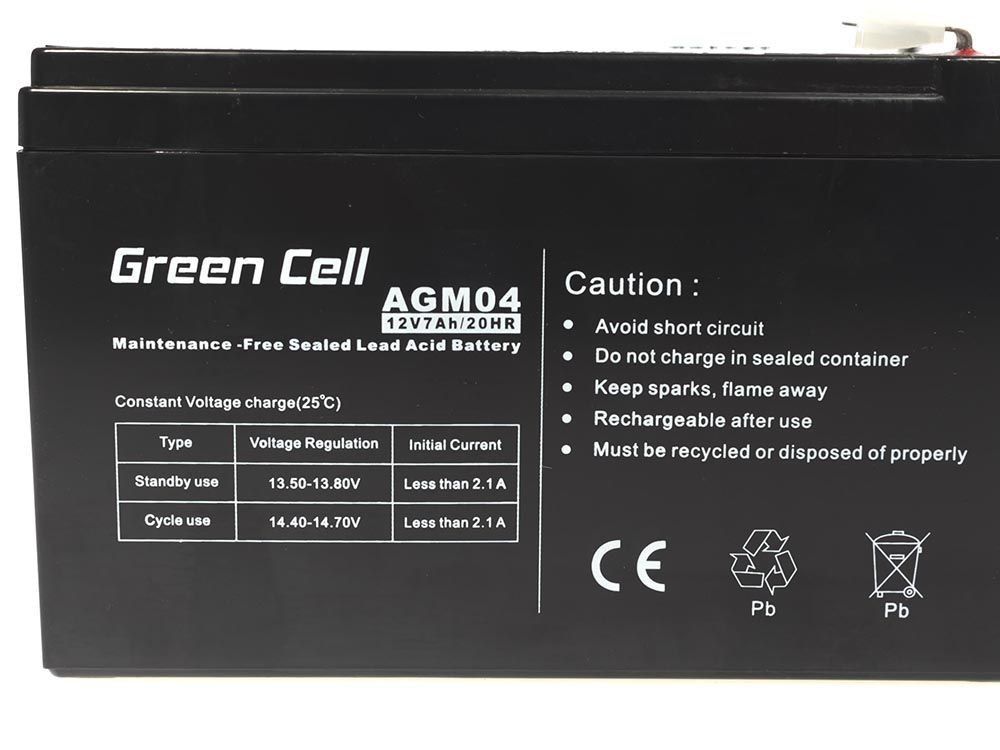 Green Cell AGM04 UPS battery Sealed Lead Acid (VRLA) 12 V 7 Ah_3