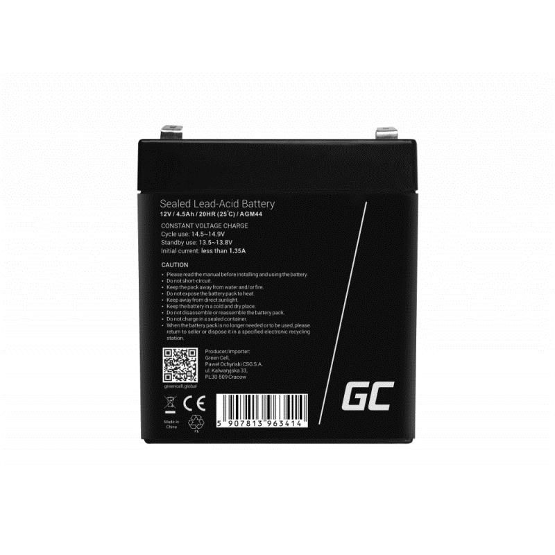 Green Cell AGM44 UPS battery Sealed Lead Acid (VRLA) 12 V 4.5 Ah_4