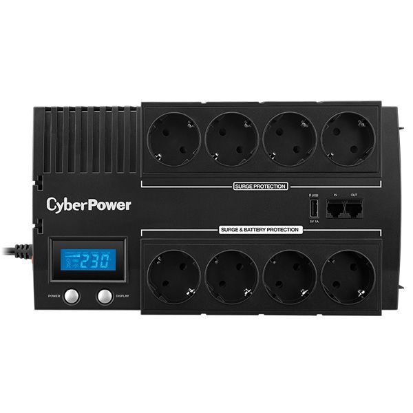 CyberPower BR1200ELCD uninterruptible power supply (UPS) Line-Interactive 1.2 kVA 720 W 8 AC outlet(s)_2