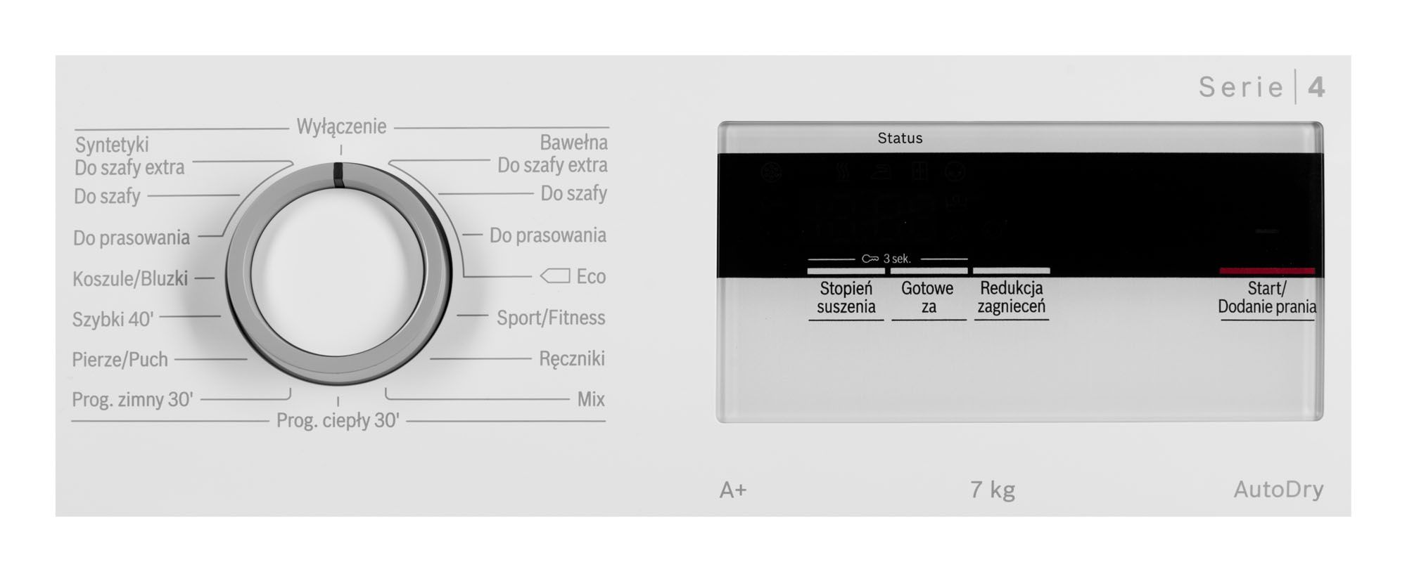 Bosch WTH850K7PL tumble dryer Freestanding Front-load A+ White_8