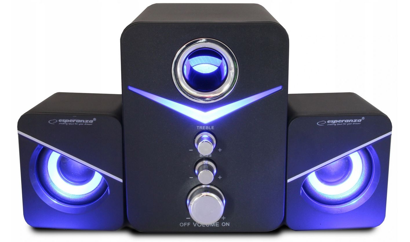 Esperanza EP153 USB 2.1 Speaker Set 6 W Black_3