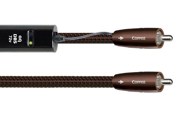Cablu Digital Coaxial RCA - RCA AudioQuest Coffee, 1.0m, DBS Black inclus, 10% Silver