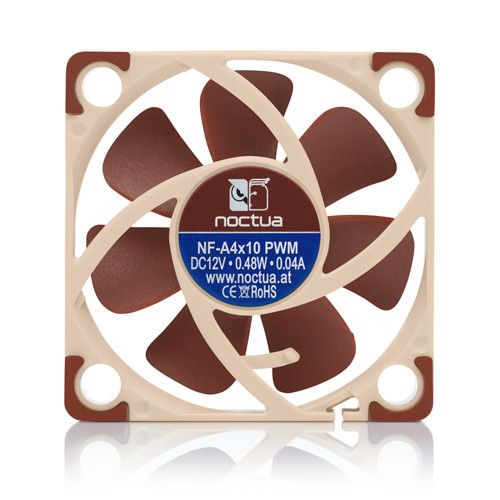 Noctua NF A4x10 PWM Computer case Fan 4 cm Beige, Red_4