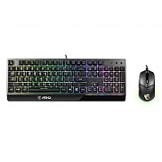 MSI Vigor GK30 Combo USB QWERTY Keyboard + Mouse GM11 Black_1