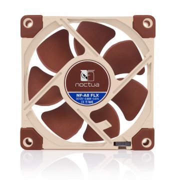 Noctua NOC-NF-A8-FLX computer cooling component Computer case Fan 8 cm Beige, Brown 1 pc(s)_4