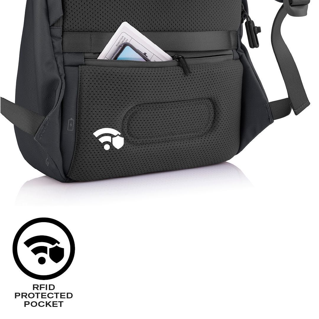 XD DESIGN ANTI-THEFT BACKPACK BOBBY SOFT BLACK P/N: P705.791_6