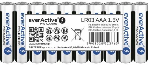 Alkaline batteries everActive Pro Alkaline LR03 AAA - shrink pack - 10 pieces_1