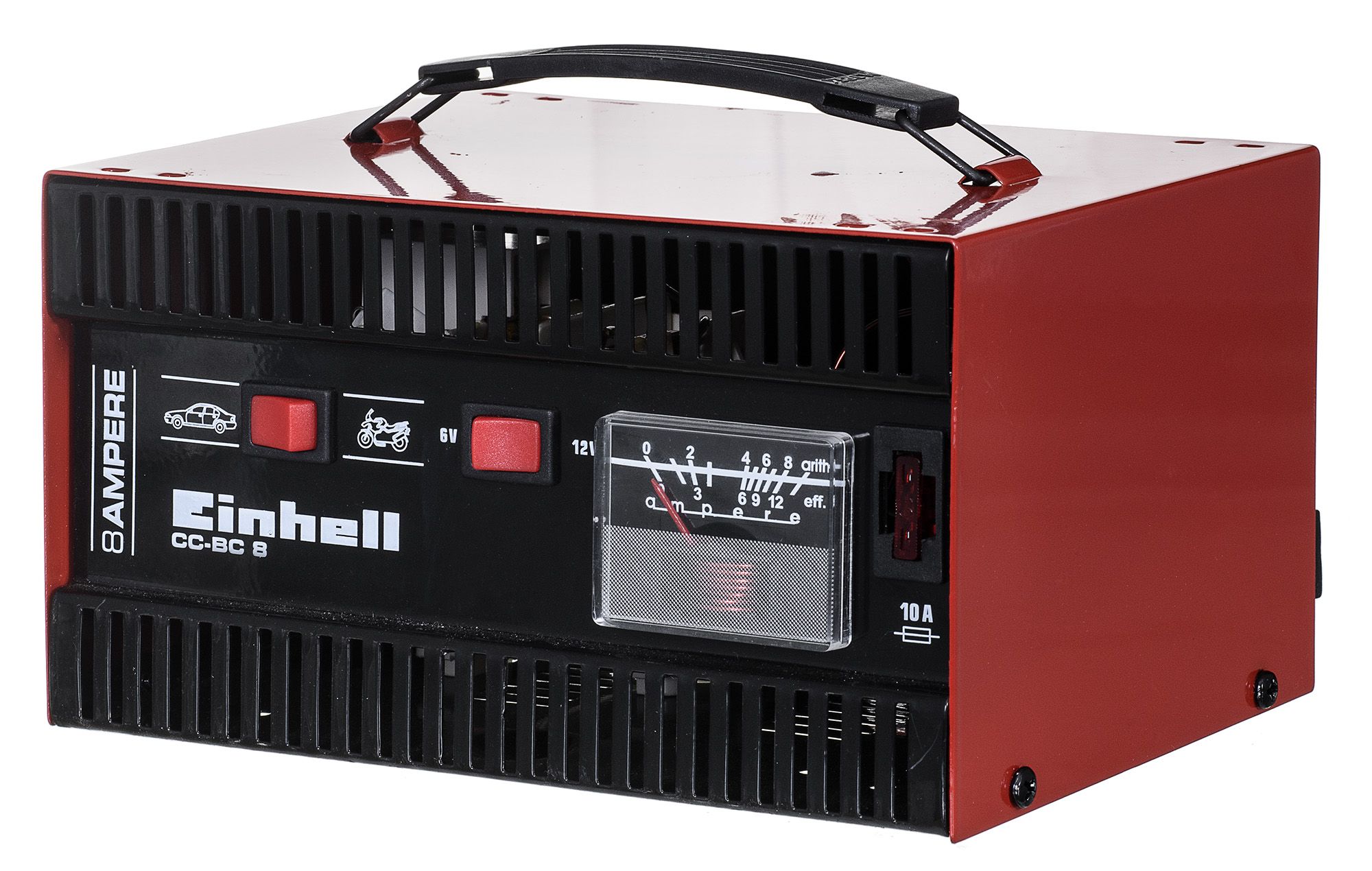 Einhell CC-BC 8 Vehicle Battery Charger 6/12 V Black, Red_3