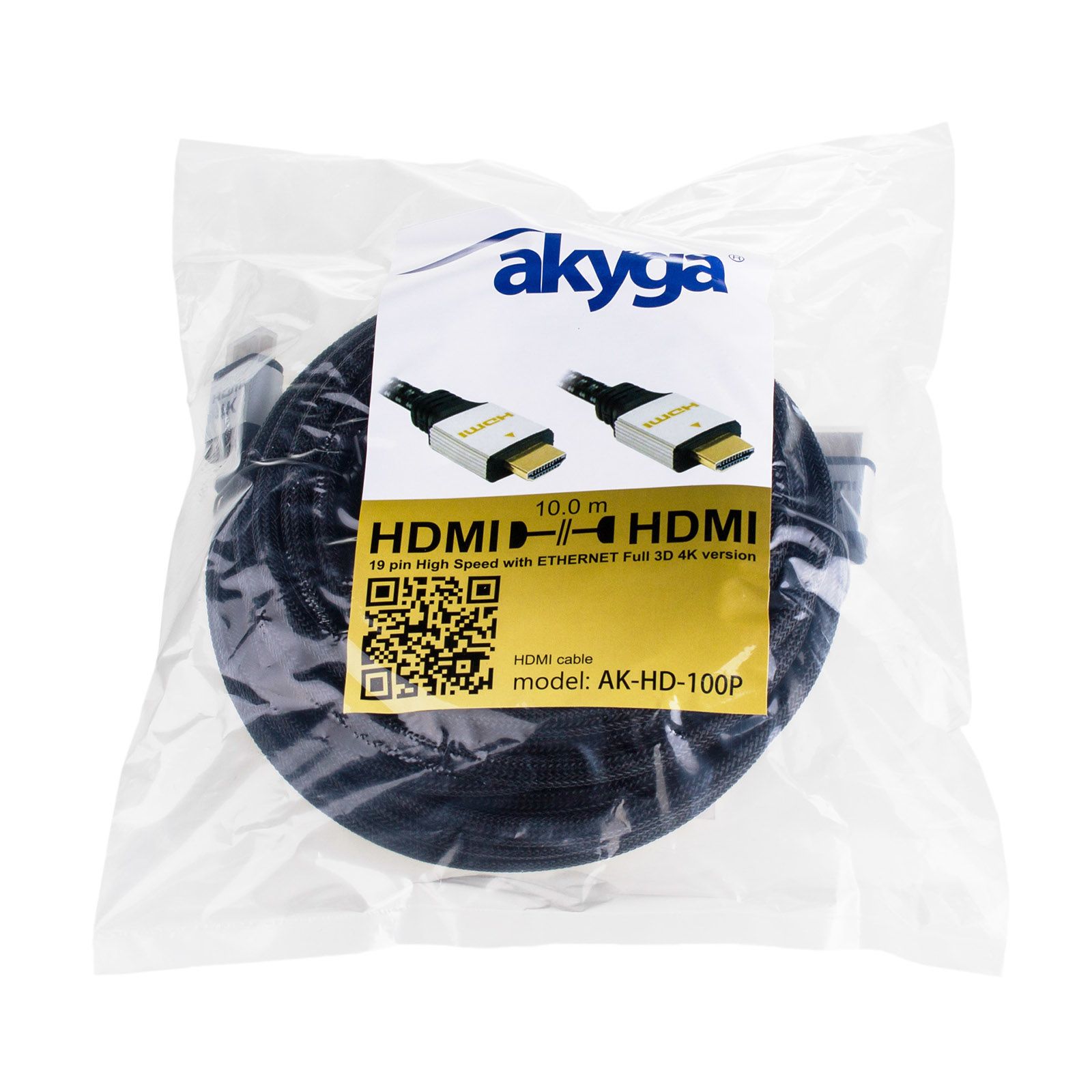 Akyga AK-HD-100P HDMI cable 10 m HDMI Type A (Standard) Black_3