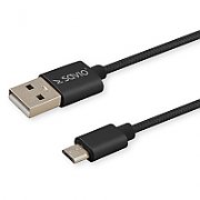 Savio CL-129 USB cable 2 m USB 2.0 USB A USB C Black_1