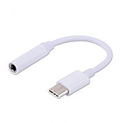 SAVIO USB Type 3.1 C (M) – Jack 3.5mm (F) Audio adapter White AK-35_1