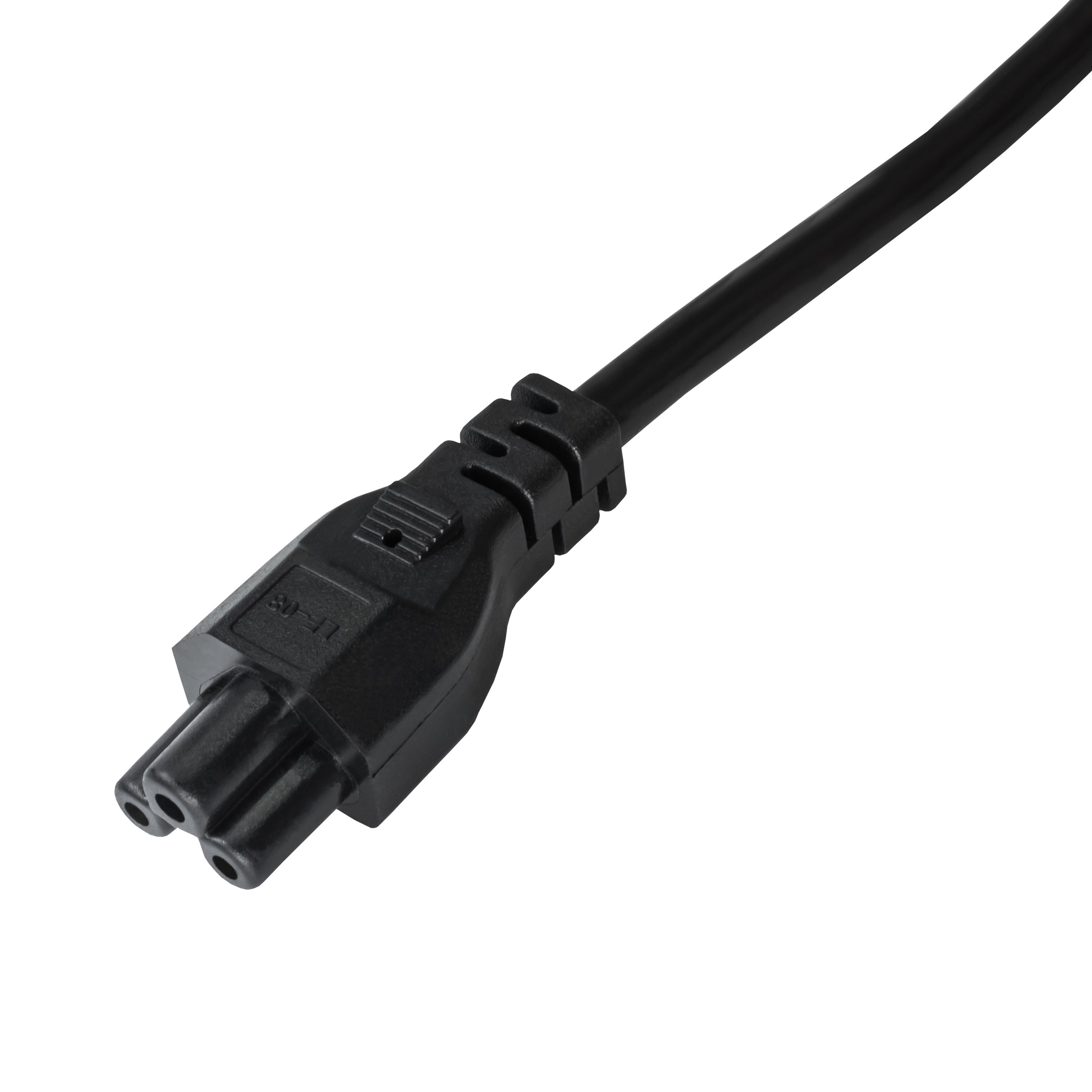 Akyga Power Cord AK-NB-01A for notebooks IEC C5 250V/50Hz 1,5m Black 1.5 m CEE7/7 C5 coupler_2