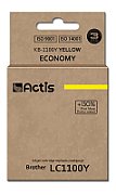 Actis KB-1100Y ink for Brother printer; Brother LC1100Y/LC980Yreplacement; Standard; 19 ml; yellow_1