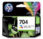 HP 704 Tri-color Original Ink Advantage Cartridge ink cartridge 1 pc(s) Cyan, Magenta, Yellow_1