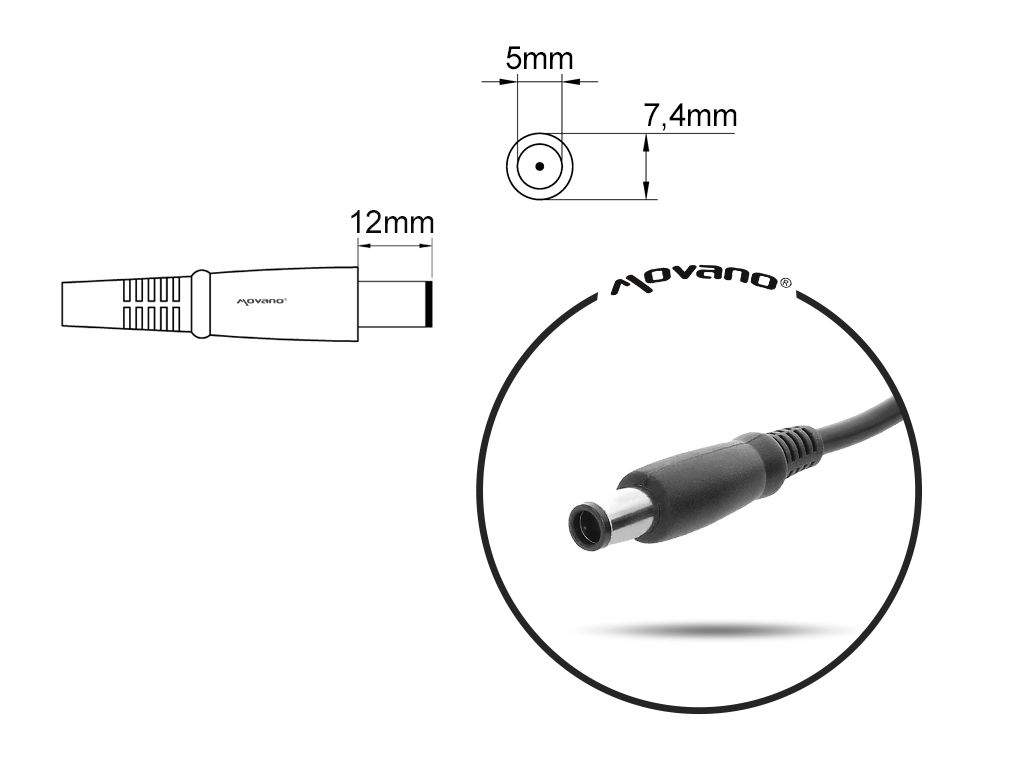 notebook charger mitsu 18.5v 3.5a (7.4x5.0 pin) - hp, compaq_2