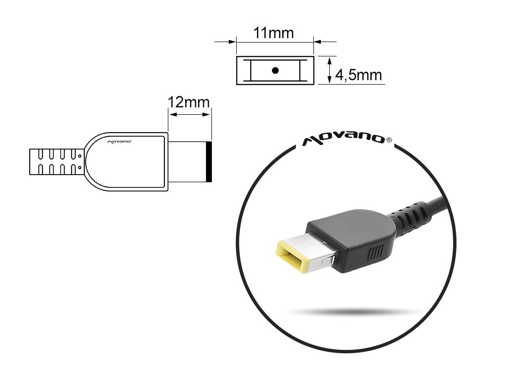 notebook charger mitsu 20v 4.5a (prostokątny 11.0x4.5 pin - Yoga) - lenovo_2