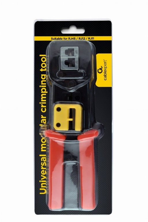 Gembird T-WC-05 cable crimper Combination tool Black, Red, Yellow_5