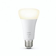 Bec LED inteligent vintage WiZ Filament Whites Philips, Wireless, G125, E27, 6.7W (60W), 220-240V, temperatura lumina reglabila calda-rece (2700K-6500K), 806 lumeni, durata de viata 15.000 de ore, clasa energetica A++, compatibil Google Assistant/Alexa/Siri, dimensiuni 18x12.5cm;_1