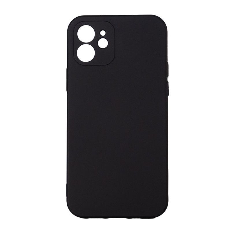 HUSA SMARTPHONE Spacer pentru Iphone 12, grosime 2mm, material flexibil silicon + interior cu microfibra, negru  SPPC-AP-IP12-SLK 