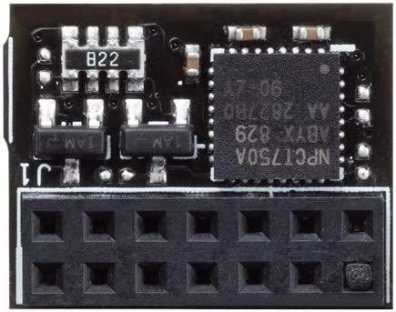 ASUS TPM-SPI Securely Sore Key Windows 11  Improve your Computer's Security The TPM-SPI card securely store keys, digital certificates, passwords, and data. It helps enhance the network security, protects digital identities, and ensures platform integrity. Designed with 14-1 pin and SPI interface_3