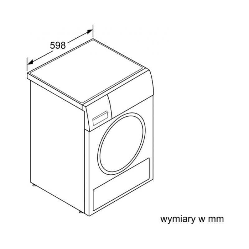 Bosch WTH83251BY tumble dryer Freestanding Front-load 8 kg A++ White_2