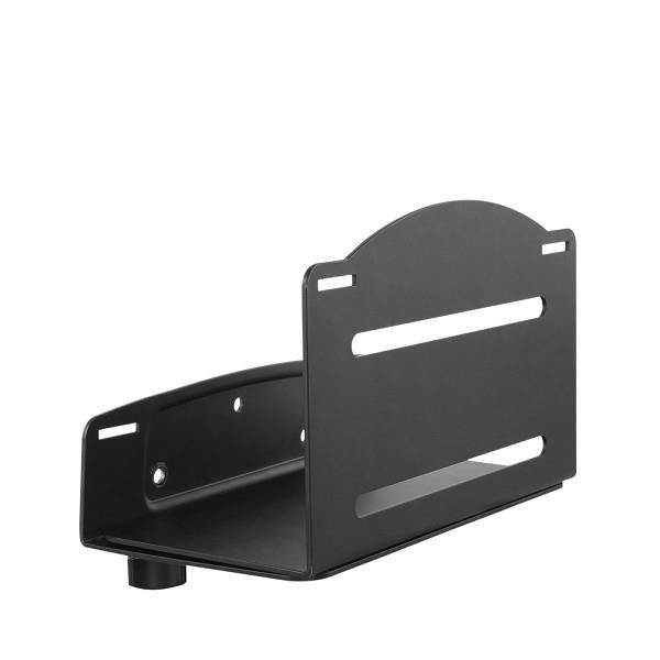 Neomounts by Newstar On-Wall PC Mount (Suitable PC Dimensions -Width: 12 - 21 cm) - Black  Specifications General Min. weight: 0 kg Max. weight: 10 kg  Functionality Width: 12 - 21 cm  https://www.neomounts.com/pc-thin-client/pc-desk-mounts/cpu-w100black- neomounts-by-newstar-cpu-holder/_2