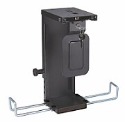 Neomounts by Newstar Lockable Under Desk PC Mount (Suitable PC Dimensions -Height: 20-36 cm / Width: 5-10 cm) - Black  Specifications General Min. weight: 0 kg Max. weight: 10 kg  Functionality Type: Fixed Width: 5 - 10 cm Height: 20 - 36 cm Height adjustment: Manual_1