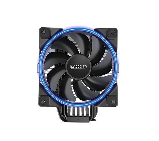 COOLER  PCCOOLER, skt. universal, racire cu aer, vent. 120 mm x 1, 1800 rpm, blue LED 