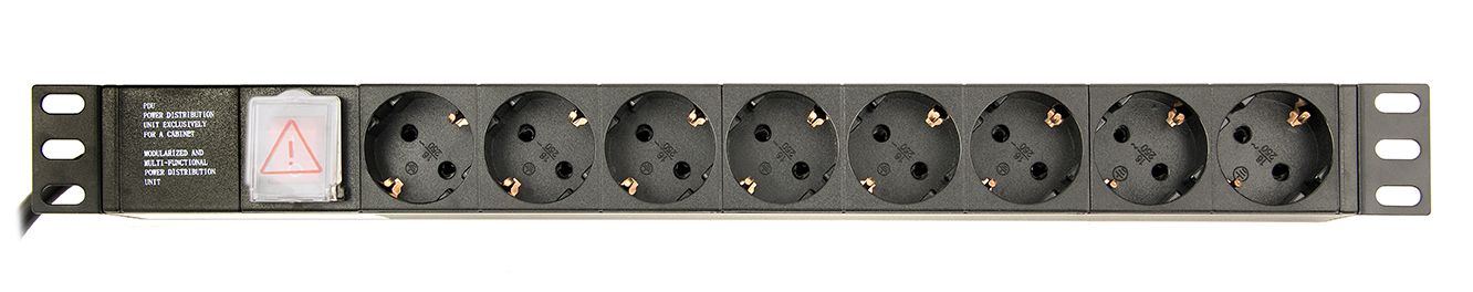 GEMBIRD EG-PDU-014 PDU 8 Schuko sockets 1U 16A schuko plug 3 m cable_2