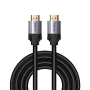 CABLU video Baseus HD Series, HDMI (T) la HDMI (T), rezolutie maxima 4K UHD (3840 x 2160) la 30 Hz, conectori auriti, 5m, negru  CAKGQ-D01  (include TV 0.8lei)