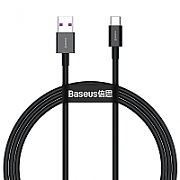 CABLU alimentare si date Baseus Superior, Fast Charging Data Cable pt. smartphone, USB la USB Type-C 66W, 2m, alb 