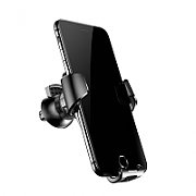 SUPORT AUTO Baseus Gravity pt. SmartPhone, fixare grila ventilatie, negru 