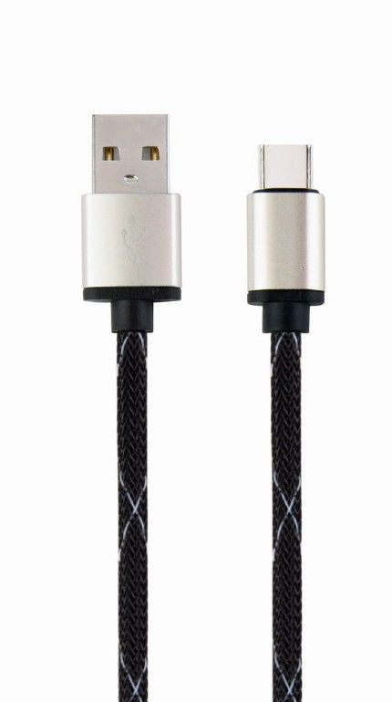 GEMBIRD CC-USB2R-AMCM-2M-W Gembird Premium rubber Type-C USB charging and data cable, 2m, white_2