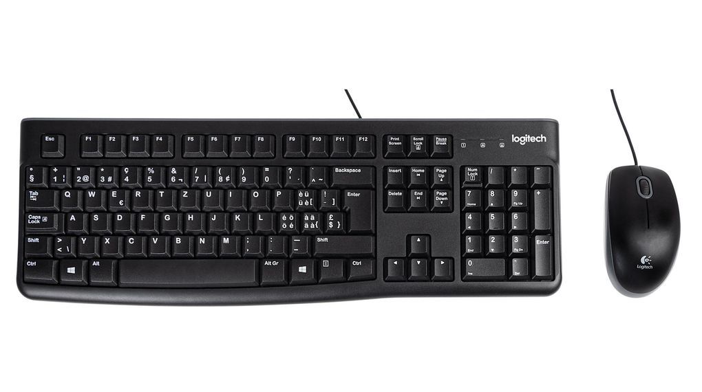 LOGITECH MK120 corded Desktop black USB - NSEA (US)