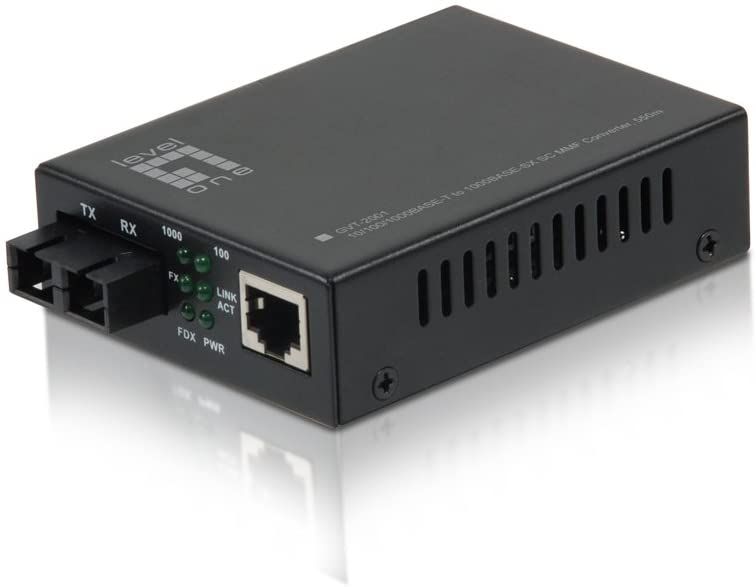LevelOne Converter 1000T<->1000SX SC 550m
