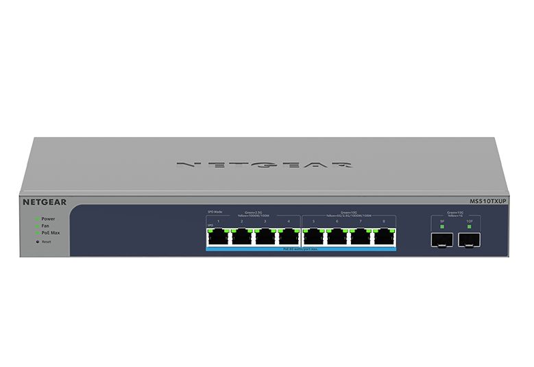 Switch NetGear MS510TXUP-100EUS, 10 porturi 100 / 1000 / 10000 MBs