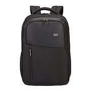 RUCSAC CASE LOGIC, pt. notebook de max. 15.6 inch, 2 compartimente, buzunar frontal x 2 buzunar lateral, nylon, negru, 