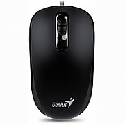 MOUSE Genius,  DX-120 , PC sau NB, cu fir, USB, optic, 1000 dpi, butoane/scroll 3/1, , negru,  31010105100  (include TV 0.18lei)